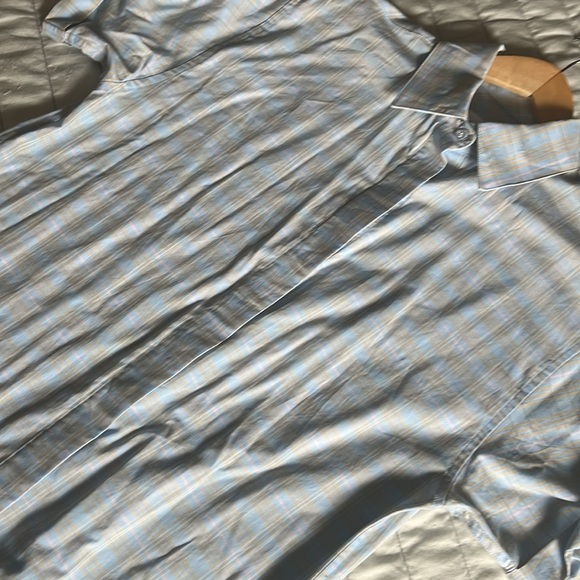 Leylie plaid button up top - Picture 4 of 7